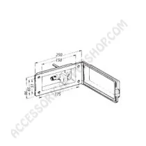 Presa Esterno Gas con Valvola di Chiusura Bianca | Accessoricampershop.com