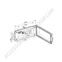 Presa esterna gas e acqua con interruttore | Accessoricampershop.com