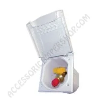 Presa esterna gas con rubinetto e coperchio | Accessoricampershop.com