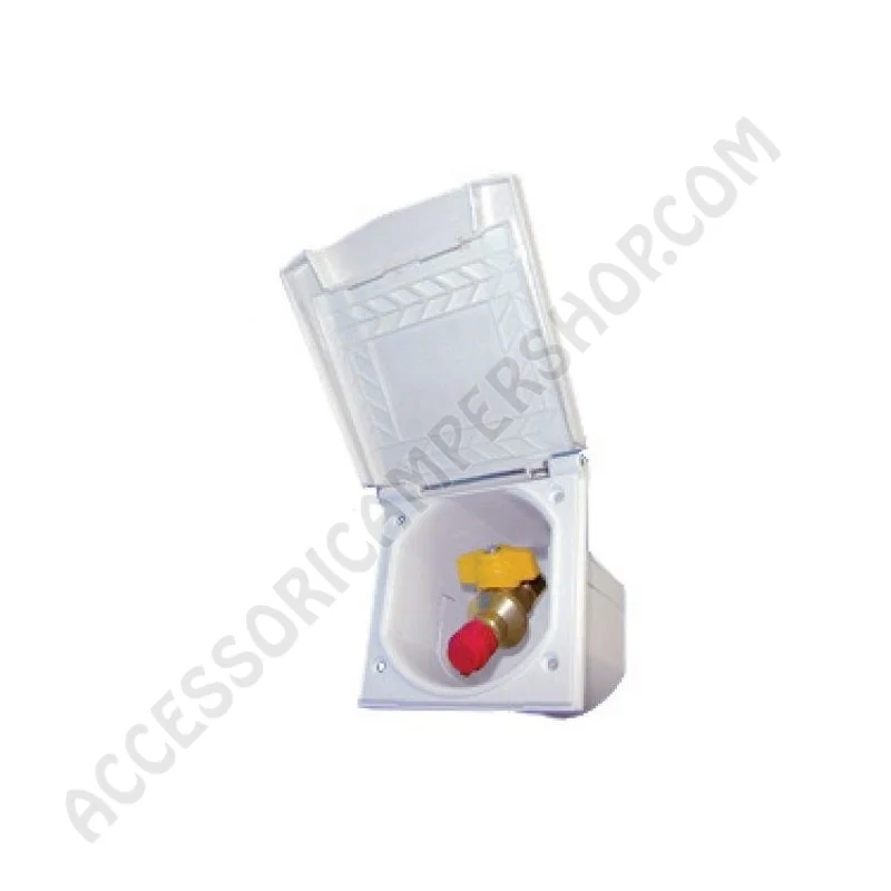 Presa esterna gas con rubinetto e coperchio | Accessoricampershop.com