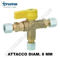 Valvola Truma a T ad Inversione Ø8 mm | Accessoricampershop.com