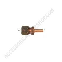 Raccordo dritto per tubo 10 mm per valvola | Accessoricampershop.com