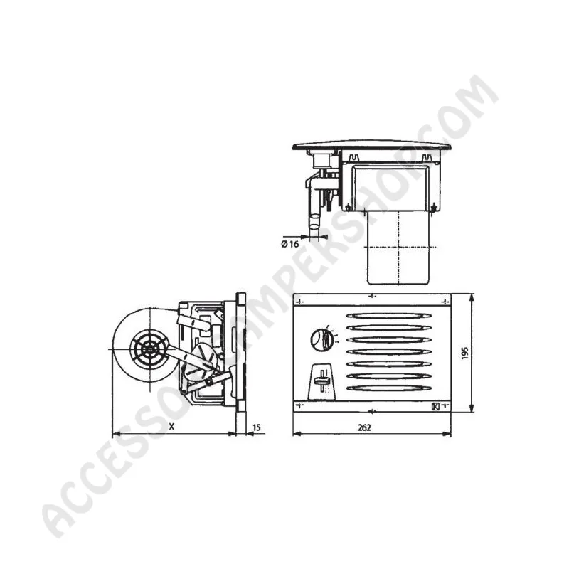 Riscaldatore Scambiatore di Calore Kuba 350 | Accessoricampershop.com