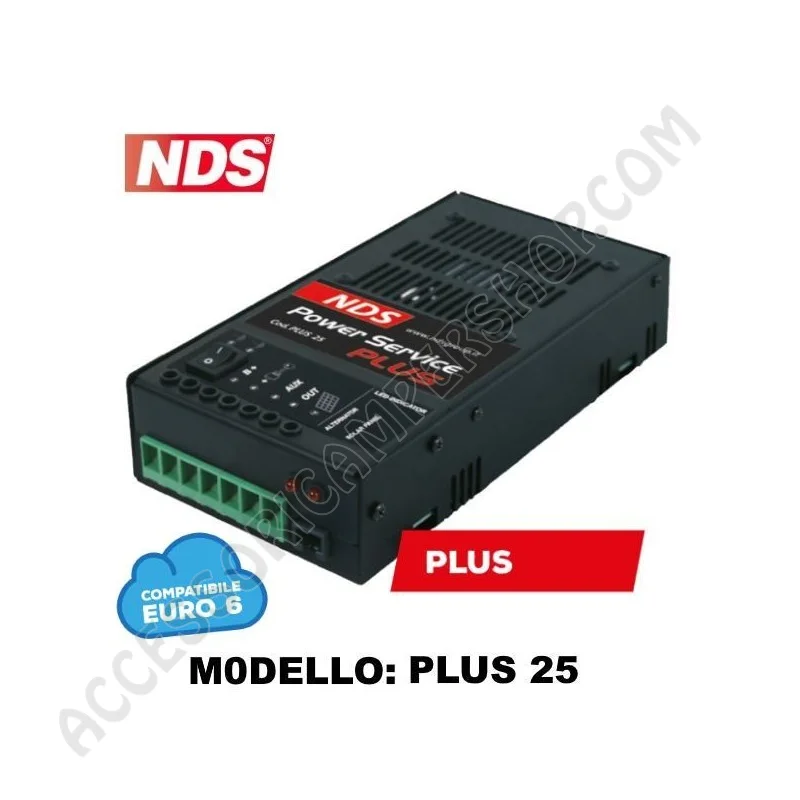 Caricabatteria Elettronico 12V/24V Power Service PLUS | Accessoricampershop.com