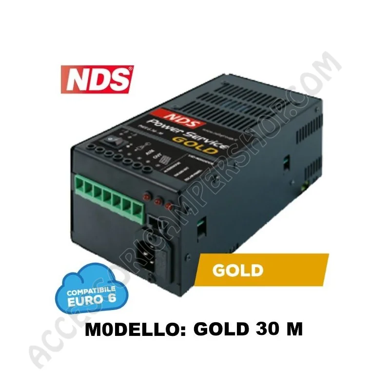 Caricabatterie elettronico Gold 30 M per camper | Accessoricampershop.com