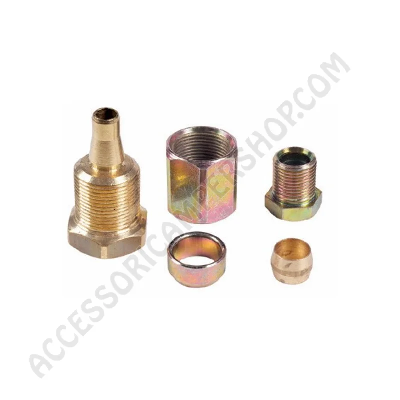 Raccordo dritto per tubi flessibili 1/4 | Accessoricampershop.com