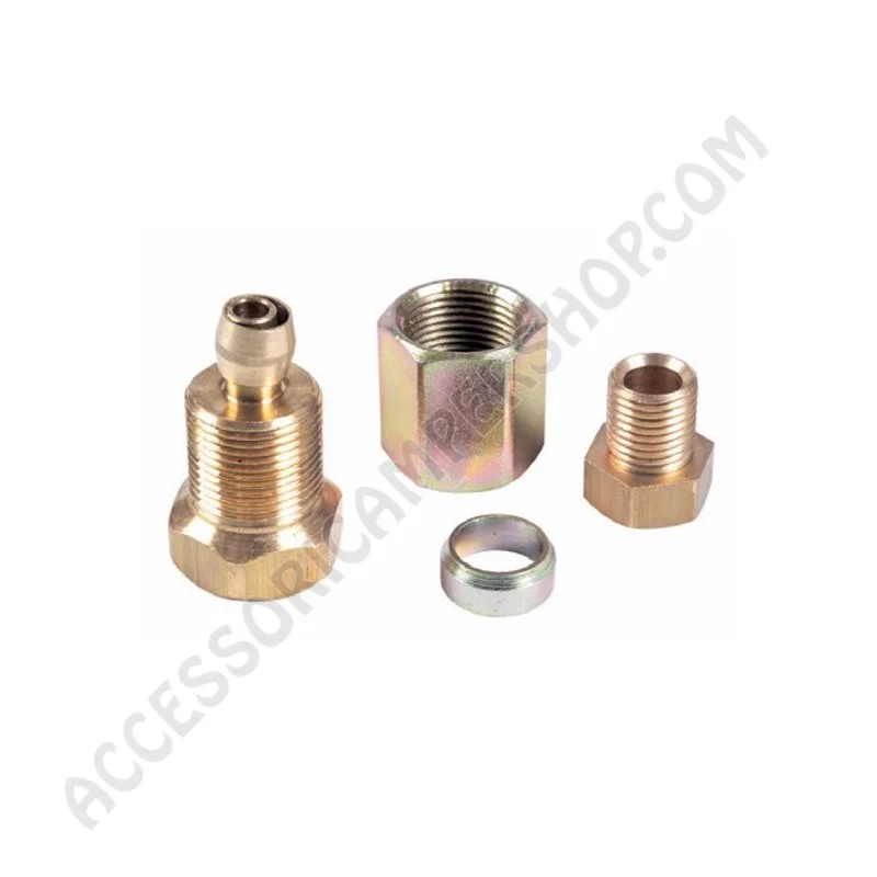 Raccordo Dritto per Tubi di Rame 1/4” | Accessoricampershop.com