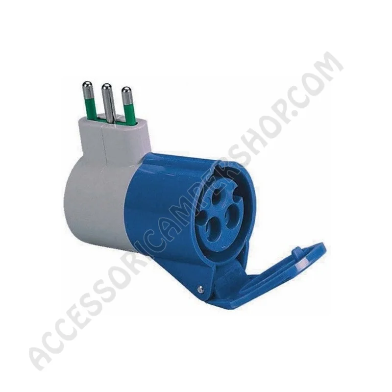 Adattatore semplice 16A 250V per camper | Accessoricampershop.com
