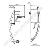 Serratura Antiscasso per Porta Camper Zadi | Accessoricampershop.com