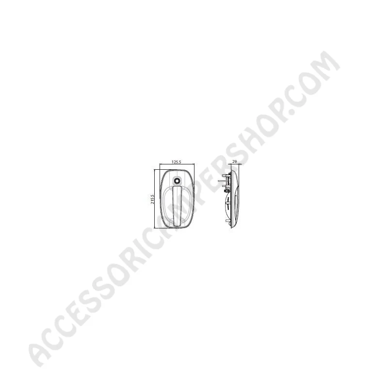 Serratura per porte Pro Tek a norme CEE | Accessoricampershop.com