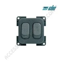 Deviatore Unipolare CBE Doppio per Camper | Accessoricampershop.com