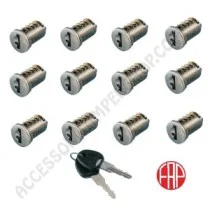 Kit 12 Cilindri Serratura New System con Chiavi | Accessoricampershop.com