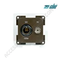Presa 12V Standard + TV CBE - Scegli Colore | Accessoricampershop.com