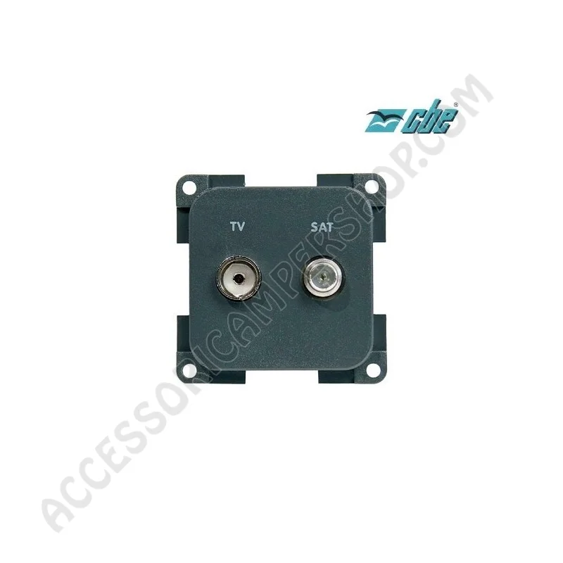Presa TV + SAT CBE per camper e caravan | Accessoricampershop.com