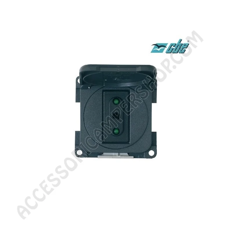 Presa 230V italiana CBE con coperchio | Accessoricampershop.com