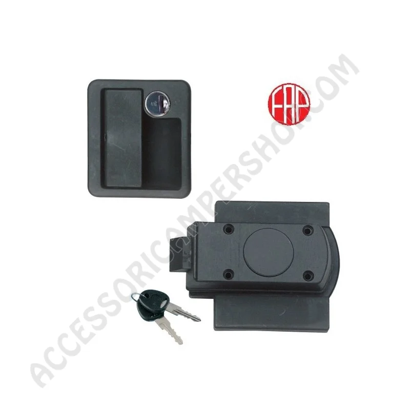 Serratura rettangolare per portelloni | Accessoricampershop.com
