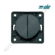 Doppio Interruttore Unipolare Berker CBE | Accessoricampershop.com
