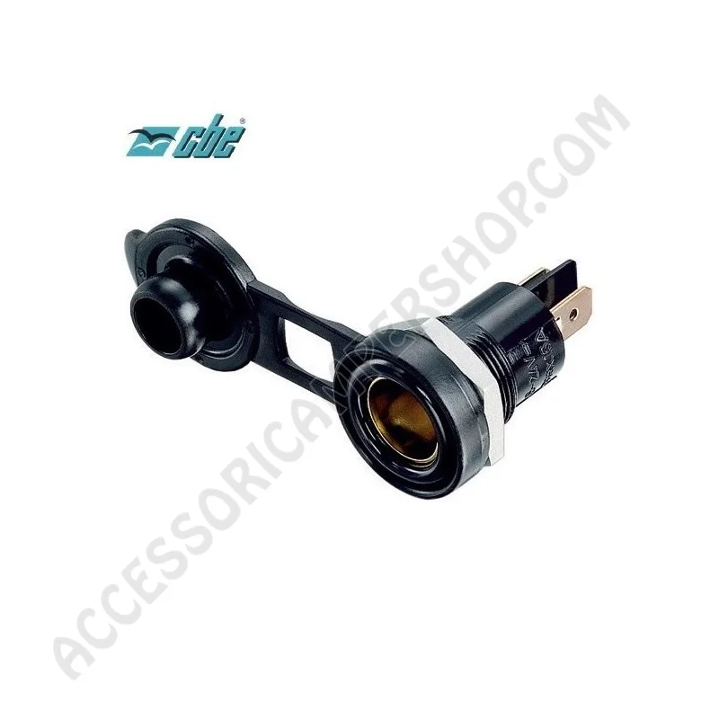 Presa 12V CBE con coperchio per camper | Accessoricampershop.com