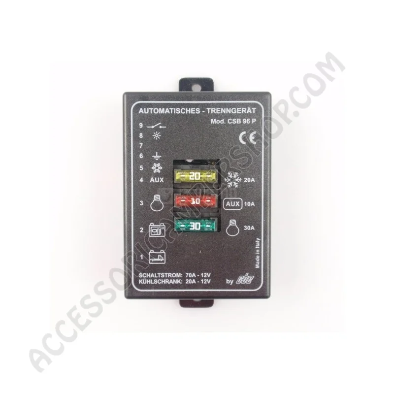 Separatore automatico batteria CSB96-P per camper | Accessoricampershop.com