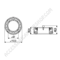 Fanali Posteriori Hella LED 12V per Camper | Accessoricampershop.com