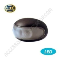 Luce di posizione Hella a LED nera per camper | Accessoricampershop.com