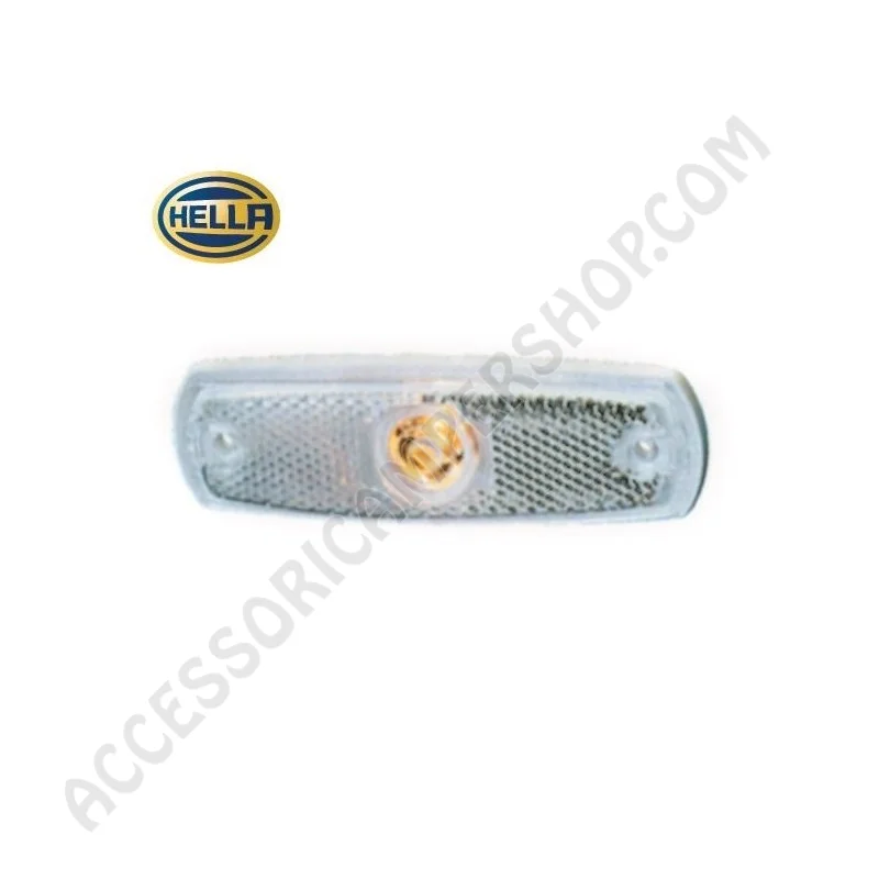 Luce Side-Marker Bianca Incasso Hella | Accessoricampershop.com