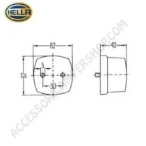Fanalino di Posizione Hella per Camper | Accessoricampershop.com