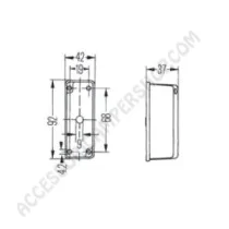 Luce di ingombro a sbalzo verticale HELLA | Accessoricampershop.com