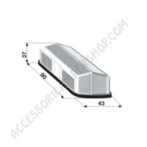 Luce di Ingombro Anteriore e Posteriore Hella | Accessoricampershop.com
