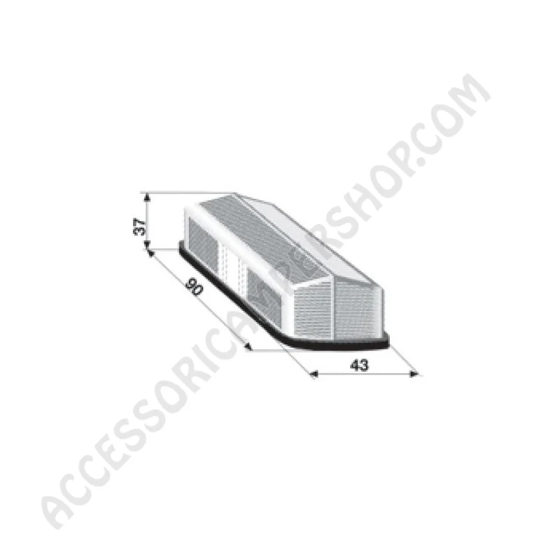 Luce di Ingombro Anteriore e Posteriore Hella | Accessoricampershop.com