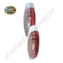 Luce d'ingombro Hella rossa/bianca per camper | Accessoricampershop.com