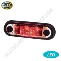 Luce Ingombro LED Incasso Orizzontale Hella | Accessoricampershop.com