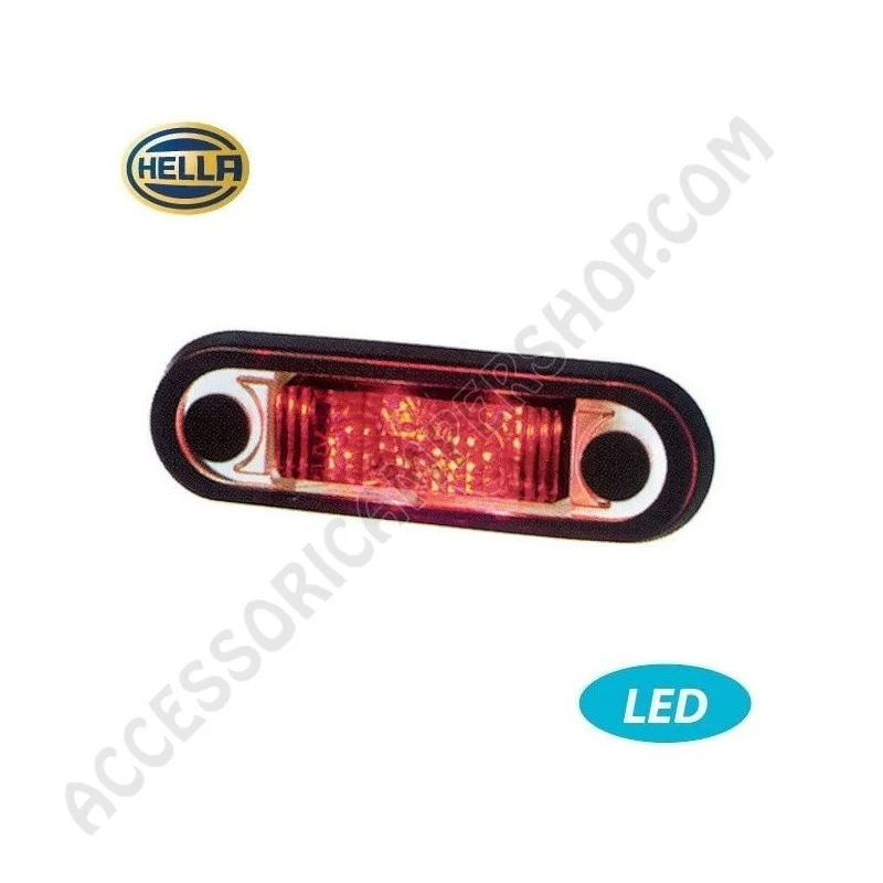 Luce Ingombro LED Incasso Orizzontale Hella | Accessoricampershop.com