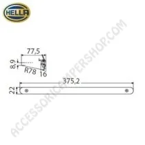 Luce Stop Supplementare 20 LED Hella | Accessoricampershop.com