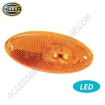 Luce Side-Marker Laterale LED Hella Arancio | Accessoricampershop.com