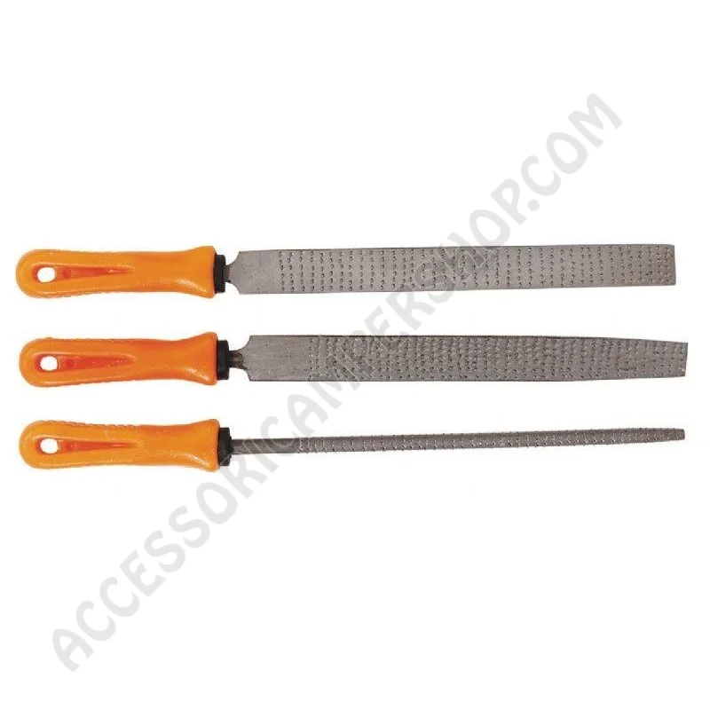 Serie 3 Lime per Legno con Manico Anatomico | Accessoricampershop.com