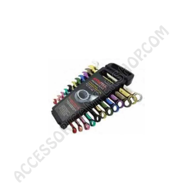 Chiavi Combinate Colorate 12 Pezzi | Accessoricampershop.com