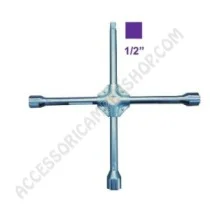 Chiave a croce alta resistenza per dadi ruote | Accessoricampershop.com