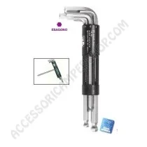 Chiavi esagonali satinate 8 chrom vanadium | Accessoricampershop.com