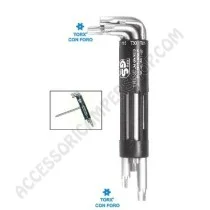 Chiavi Torx Serie 8 con Foro Satinato | Accessoricampershop.com