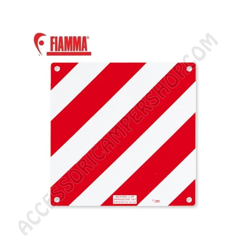 Cartello Omologato Carichi Sporgenti per Camper | Accessoricampershop.com