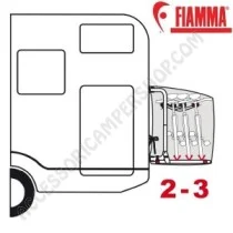 Copri Bici Bike Cover S 2-3 Bici Fiamma 2019 | Accessoricampershop.com