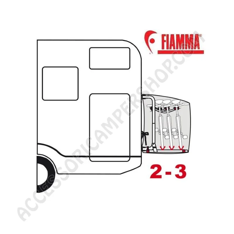 Copri Bici Bike Cover S 2-3 Bici Fiamma 2019 | Accessoricampershop.com