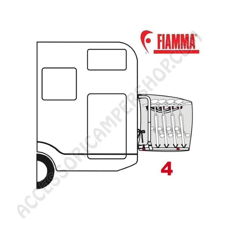 Copri Bici Fiamma S 4 Bici per Camper | Accessoricampershop.com