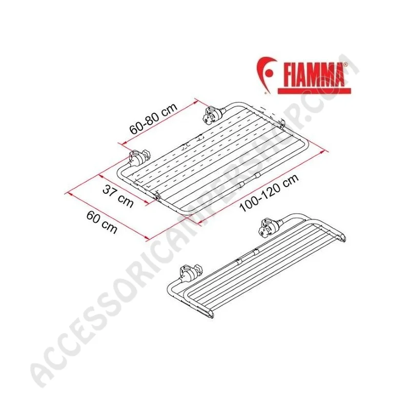Stendino Easy Dry Fiamma per Camper | Accessoricampershop.com