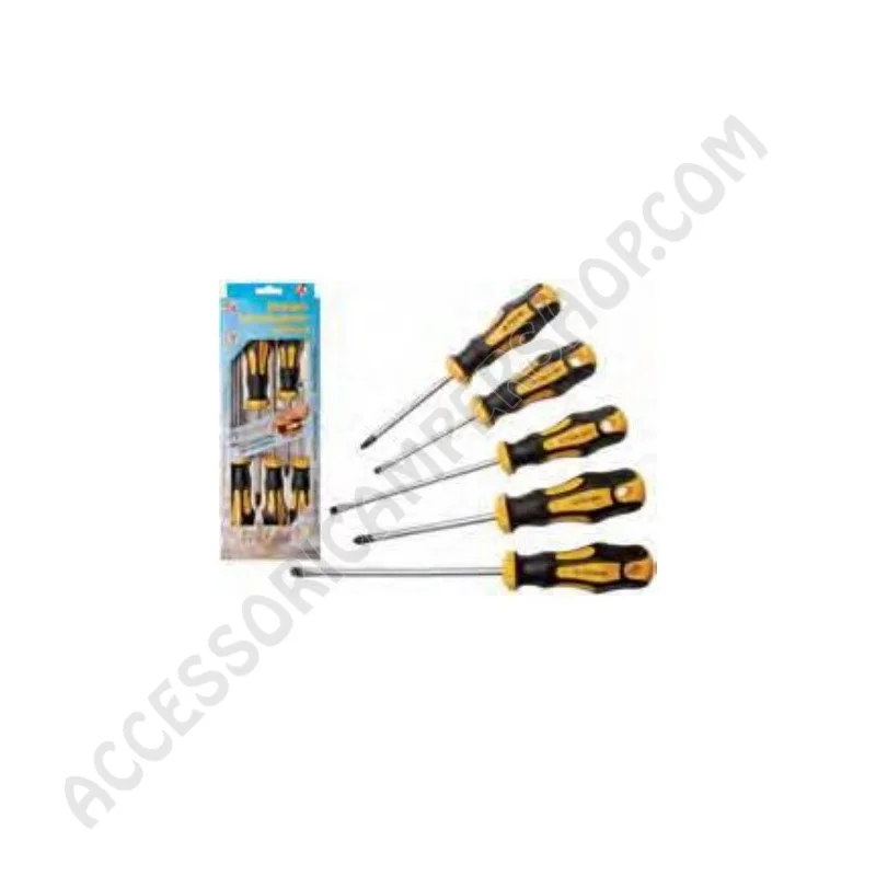 Cacciaviti taglio e croce 5 pezzi per camper | Accessoricampershop.com