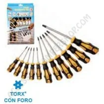 Set 11 Cacciaviti Torx con Foro per Utensili | Accessoricampershop.com