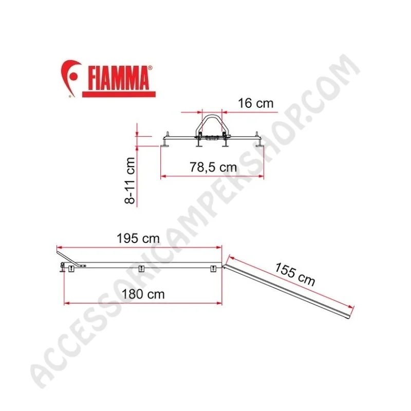 Portamoto Carry-Moto Pro per garage camper | Accessoricampershop.com