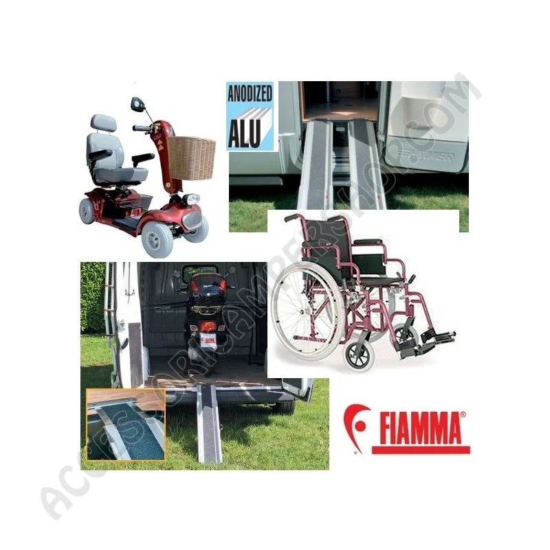 Rampa portamoto in alluminio anodizzato | Accessoricampershop.com