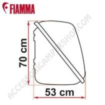 Bagagliera Posteriore Fiamma Ultra Box 500 | Accessoricampershop.com